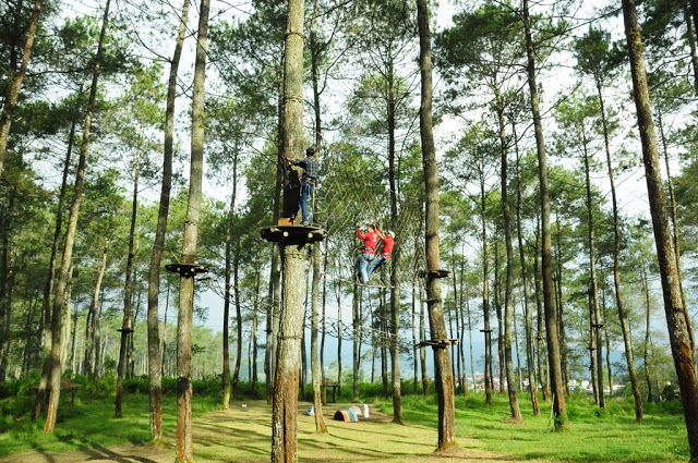 bandung treetop adventure park-10 Tempat Outing Gathering Lembang Bandung Terbaik Terpopuler 2018 2019