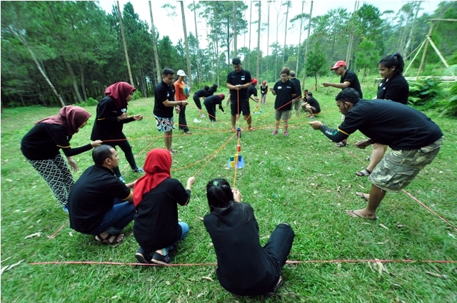 Fun Game - Fun Team Building Game Program EO Outbound Lembang Bandung